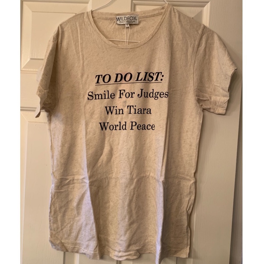 Wildfox couture pageant to-list shirt